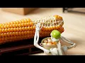 Small Popcorn Factory - Stop Motion Cooking ASMR