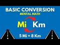 How to Convert Miles to Kilometers in Your Head Fibonacci Trick
