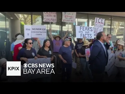 San Jose demonstrators protest Gilroy ICE facility; judge puts construction on hold