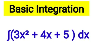 Basic Integration Learn How to Solve Integration Questions Calculus