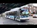 MTA Bus on the Q53 SBS to Rockaway Park B 116th St in Jackson Heights