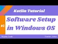 Complete Kotlin Tutorial Kotlin Software setup in Windows OS