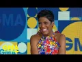 Tamron Hall discusses giving birth at 48 live on GMA
