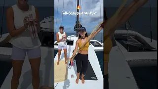 Girls Workout Onboard! (Full-Body Boat Workout) #fitness