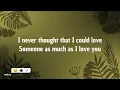Dan Hill - Never Thought (That I Could Love) (Lyrics)
