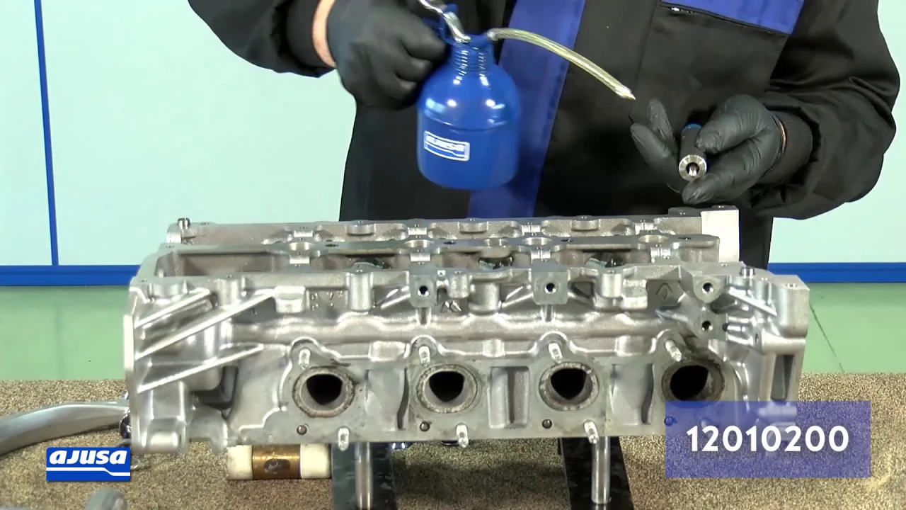 RENAULT MASTER III - Valve stem seals replacement | Montaje retenes de válvula
