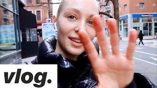Boxing workout New Skincare a Casting Fail MODEL VLOG