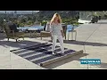 Gertmenian Outdoor Classics Rug Care Instruction Demo