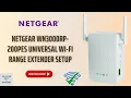 How to Setup Netgear WN3000RP WiFi Extender WiFi Range Extender Step-by-Step