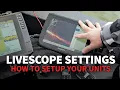 Garmin Livescope SETTINGS How I setup my Units