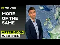 15/10/2025 - Grijze luchten blijven aanhouden - Middagweerbericht VK – Met Office Weather