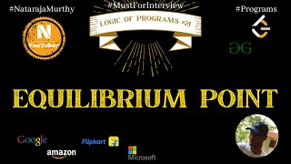 Equilibrium Point Nataraja Murthy Program Stay Safe and Code