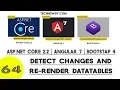 Angular 7 How to Detect Changes And Re-Render DataTables