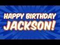 JACKSON Happy Birt ay 1 Hour TV Screensaver Background High Resolution No Sound