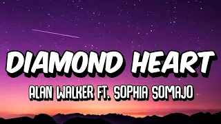 Download Alan Walker - Diamond Heart (Lyrics) feat. Sophia Somajo MP3