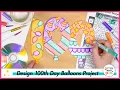 100th Day of School Art Project for Elementary Art Roll a Dice Game Template and Writing Prompts