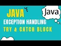 try catch block in java with example