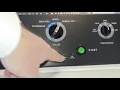 Reset MAT20CS or MAT20MN washer