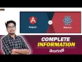 React vs Angular React in Telugu Angular in Telugu Difference between React and Angular