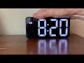 DreamSky Small Digital Alarm Clock Review Large Numbers Display with Dimmer USB Charging