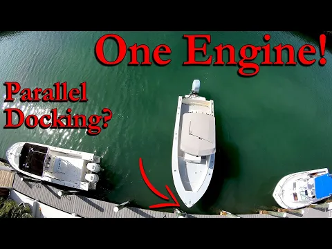 Download MP3 Docking A SINGLE Engine Boat SIDEWAYS!