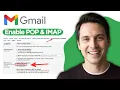 How to Enable POP and IMAP in Gmail Account 2026 Full Guide