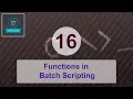 16 Functions in batch scripting English