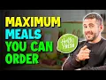 How Many Meals Can I Order With HelloFresh