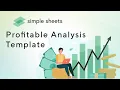 Profitability Analysis Excel Template Step-by-Step Tutorial by Simple Sheets