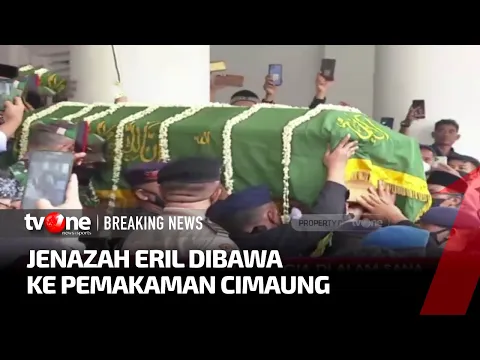 BREAKING NEWS! Detik-detik Peti Jenazah Eril Dibawa ke Pemakaman Cimaung