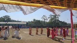 Mixed Dance Performance By Students VKV Nalbari In Opening Ceremony Of Annual Week 2023 