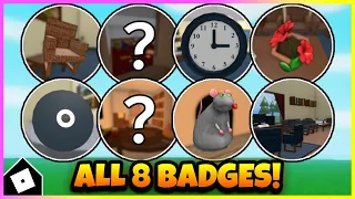 How To Get ALL 8 BADGES in Roblox Therapy