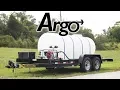 The Argo Water Tank Trailer With Honda Engine and Pump