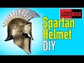 DIY Spartan Helmet Greek Costume Helmet Made from Foam