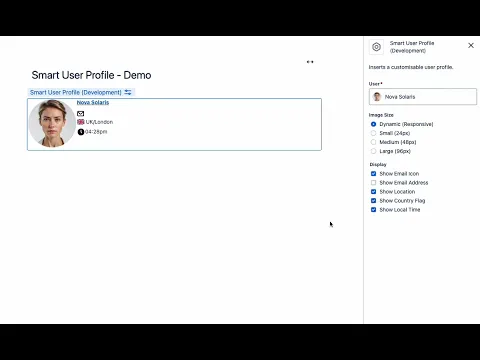 watch SmartUserProfile video