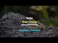 Download Lagu Hello - Dua Cincin | Karaoke - Piano (Low Key/Nada Rendah)