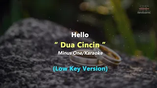 Download Hello - Dua Cincin | Karaoke - Piano (Low Key/Nada Rendah) MP3
