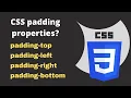css padding in one CSS3 Tutorial 2022
