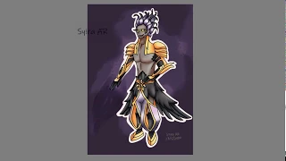 speedpaint ooo drannus the physical embodiement of moros origins of olympus fourohfour 