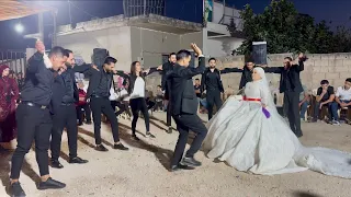 شاهد اجرام البنت مع فرقة الدبكة اللبنانية🇱🇧تزف اجمل عرسان😳traditional dabke dance