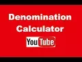Payroll Salary Required Denomination Calculator - Excel Sheet