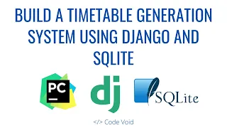 Automatic Timetable Generator Project built using Django and sqlite3 Project Demo Code