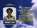 Veronique St Ange Short Obituary