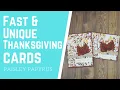 Happy Thanksgiving cutout card with layers of dimension