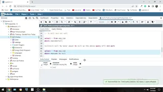 Is Null not is null function in postgresql