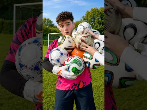 Can a Goalkeeper Hold Every World Cup Ball? 🌍🏆