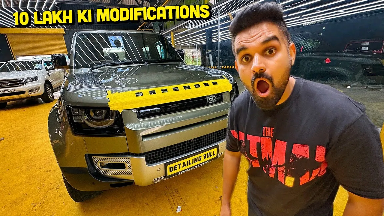 ONLY 1 in India Land Rover Defender  Food Vlogging wali 10 Lakh ki Modifications