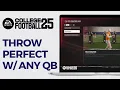 How To Throw Perfect With Any QB in NCAA 25 Bullet Pass in EA Sports College Football 25 CFB 25