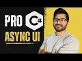 Master async UI with ConfigureAwait in C