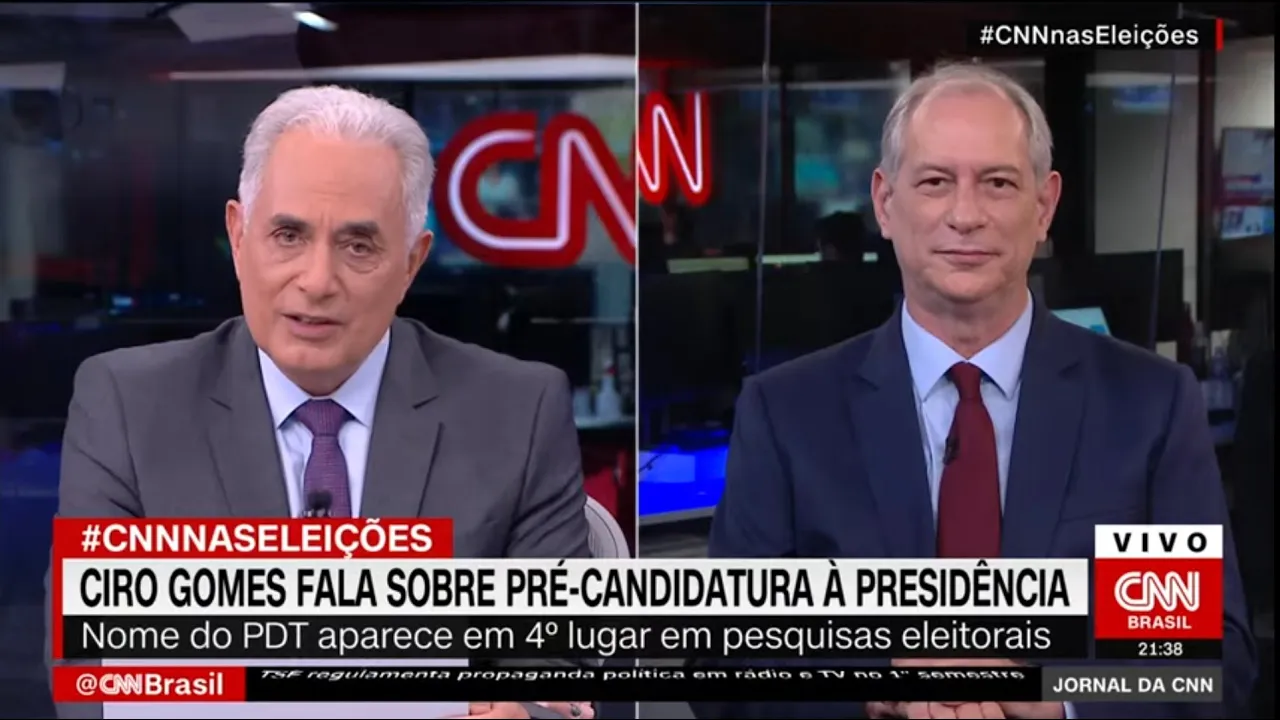 ENTREVISTA: CIRO NA CNN BRASIL | 26/01/2022